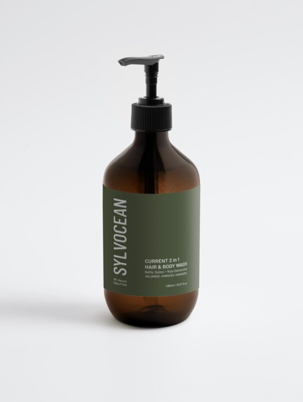 sylvocean current hair and body wash